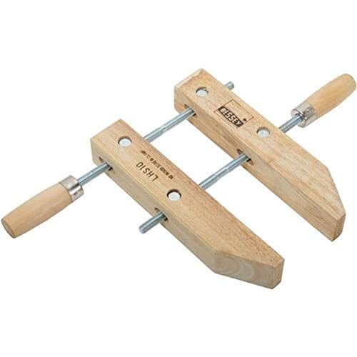 Bessey LHS-10 - Houten handschroefklem - 250 mm - Zwart