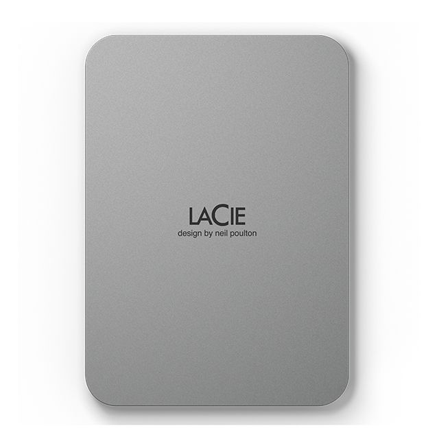 Seagate Lacie Mobile Drive - 1TB External Hard Drive - USB-C 3.2 Gen 1 (3.1 Gen 1) - Silver