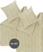 ESPRIT Housses de couette et linge de lit renforcés HARPLINES Beige, 135 x 200 cm - Set de 2 pièces