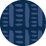 Bonateks Ronde digitaal bedrukte muismat, antislip onderkant, voor kantoor en thuis, diameter: 22 cm