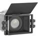 NEEWER Mini Matte Box met twee 10 x 14,4 cm filterbakken, 4 ronde lensadapters, koolstofvezel topvlag