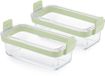 Lékué Airfryer Ovenschaal Rechthoek - Set 2-delig - Glas - Transparent