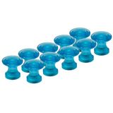 First4magnets F4M16B-1 lichtblauwe traditionele magneetkaartenmagneet (16mm diameter x 15mm hoog) (1 stuks verpakking)