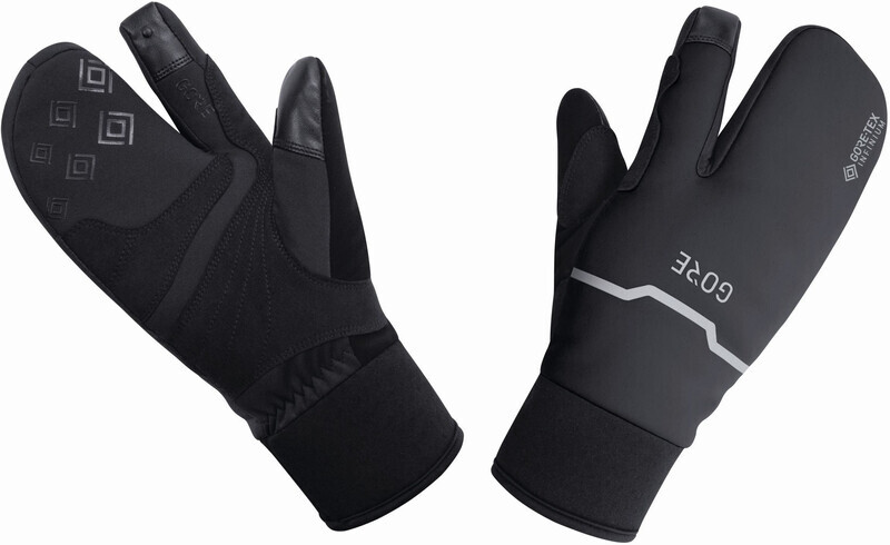 Gore Wear Gore-Tex Infinium Thermische Split Handschoenen, black