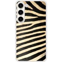 Verstevigd hoesje met sublimatie bedrukking, compatibel met Samsung Galaxy S23 Zebre