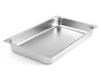 H & H Roestvrijstalen bakplaat, rand plaat, gastronorm, 53 x 32.5 x 6,5 cm