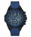Guess GW0579G3 Montre homme Boîtier en plastique bleu 47mm