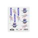 4R Quattroerre.it Stickers voor motorfiets, MV Agusta, 8 stickers, voorgesneden, water- en uv-bestendig, gemaakt in Italië, officieel gelicentieerd product, vel 160 x 135 mm