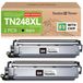 Brother TN248XL cartouche de toner, pack de 2, compatible avec Brother MFC/DCP/HL