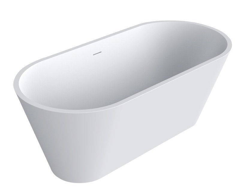 Best Design Ligbad Mooi Solid Mat Wit Ovaal Vrijstaand 169x81x64cm