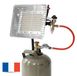 Icecat Brûleur à gaz avec allumage piézo, tuyau de 0,5 mètre, régulateur de 37 mbar