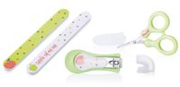 Nuby Nûby Nagelverzorgingsset Junior 16,5 cm Groen 4 delig