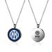 F.C. Internazionale Medaille van staal, heren, Eén maat, Roestvrij staal, Geen edelsteen