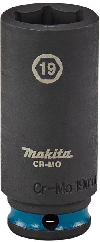 Makita E-16368 Impact Black Krachtdop 3/8 lang | 19 mm