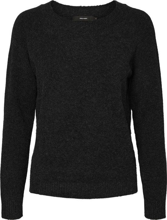 VERO MODA VMDOFFY LS O-NECK BLOUSE GA NOOS Women's Sweater - Size M - Black