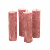 LOBERON Kaars set van 4 Muriel roze