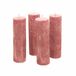 LOBERON Kaars set van 4 Muriel roze