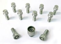 H&R Wielboutenset konisch M14x1.25 - Lengte 40mm - 10 stuks - incl. wielsloten