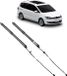 VEVOR 2x ondersteuning achterklep steun compatibel met 2010-2023 VM Sharan-serie