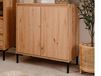 BONIFACIO Commode 2 portes chêne artisan
