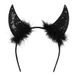 Boland Devil Diamond-diadeem, 4 stuks | Haarband voor duivel- of demonkostuum
