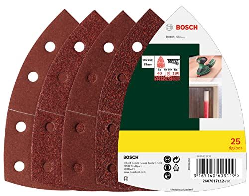 Bosch 25-delige Schuurbladenset