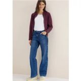 Jeans à rayures à galons