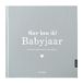 PINKPEACH - Babyjaar Invulboek - Eerste jaar - Linnen - Sky