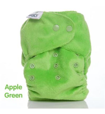 Basics Wasbare Luier One Size All in 2 Groen - 0610696028167