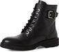 Tamaris Dames Biker Boots Zwart Leer 1-25216-45