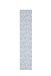 Sleepdown Tafelloper, 100% katoen, halve Panamaweide, bloemenprint voor eetkamerdecoratie, tafelkleed voor feest, banket, bruiloft en buiten - wit - 220 cm x 44 cm