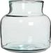 Mica Decorations Vienne Vaas - H20 x Ø21 cm - Transparant - Gerecycled Glas