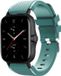 Strap-it Bracelet de montre connectée en silicone - Convient aux peaux sensibles - Vert pin