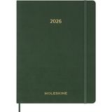 Moleskine 2026 Essential Planner Weekly Vertical XXL Softcover Green