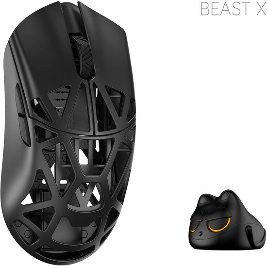 WLmouse Beast X Pro Solid Sides Black