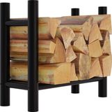 CLP Medya Houtopslag - Brandhoutrek - Houtrek - Haardhoutrek - Binnen - 30x60x60 cm rond