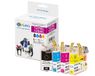G&G 14784 Cartouche d'encre 4 pièces Compatible Cyan, Magenta, Noir, Jaune