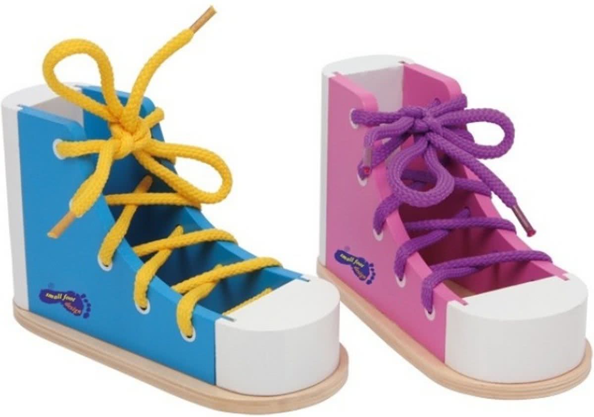 Small Foot houten rijgschoenen 2 stuks