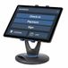MAX SMART Tablethouder, e-book readerstandaard, iPad Pro-standaard, hoog, 360 graden draaibaar voor keuken, bed, winkel, bedrijf (zwart)