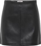 ONLY ONLNIELLA HW PLAIN FAUX LEA SKIRT CC PNT - Zwart - Rok - L