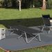 vidaXL Opvouwbaar Campingbed Zwart 194 x 62,5 x 42,5 cm