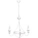 Homemania HOMAX_4305 hanglamp Aster wit metaal 50 x 50 x 105 cm