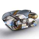 Home Linge Passion 54211 dekbed, Venetië, katoen, meerkleurig, 240 x 220 cm, blauw