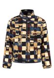Shiwi Lee Geo Quilt Teddy Jacket Red Earth Geo Quilt