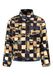 Shiwi Lee Geo Quilt Teddy Jacket Red Earth Geo Quilt
