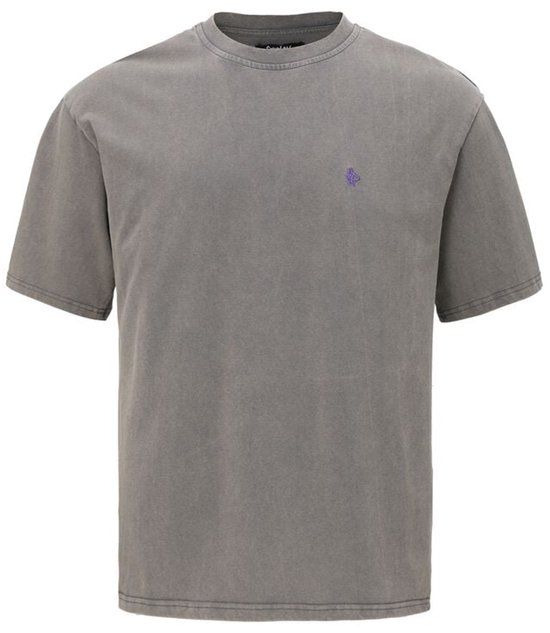 Forplay Oversized T-Shirt mit Waschung Heren Oversized T-shirt - grijs - M