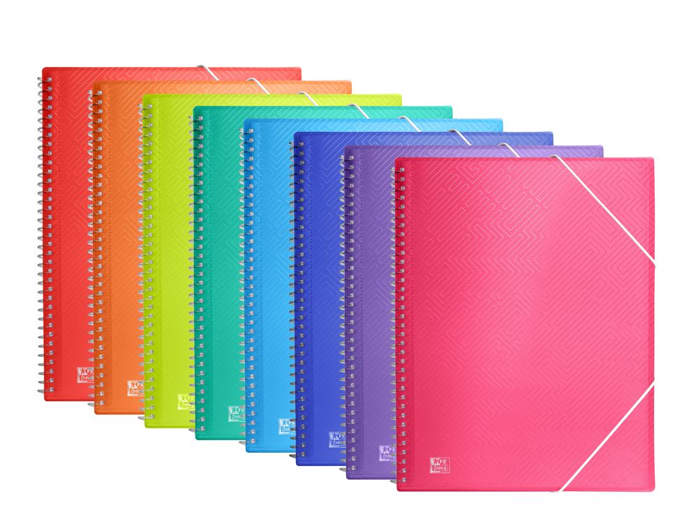 Oxford Urban A4 Presentation Folder - 20 Pockets - Assorted Colors