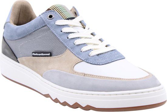 Floris van Bommel DE KUPSTER 05.16 Lage sneakers Blauw Leer Suède Heren Maat 43.5