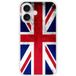 Apple iPhone 16 Drapeau angleterre Verstevigd hoesje met sublimatie bedrukking