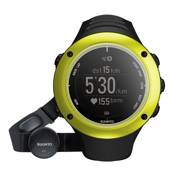 Suunto Ambit2 S Lime HR - Smartwatch - Zwart/Groen